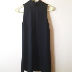 Context black mock neck dress, size PS